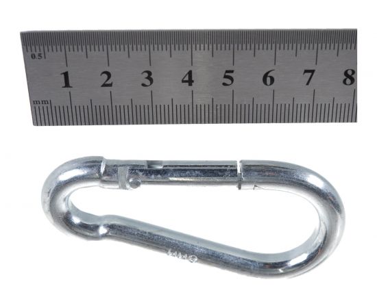 Карабин ЗУБР DIN 5299С, 8мм, 1 шт, оцинкованный, 304546-08 – изображение 3