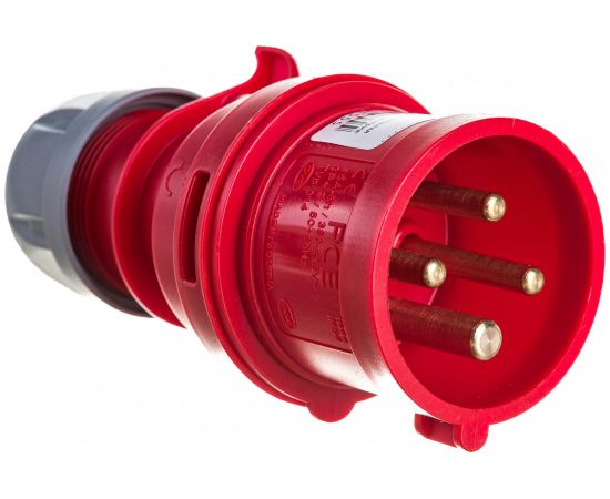 Кабельная вилка PCE 16А 380V 3P+E IP44 014-6 – изображение 3