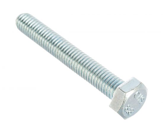Болт КРЕП-КОМП полная резьба, цинк DIN933 8х 55 пр.5,8 10шт бп855мф – изображение 3