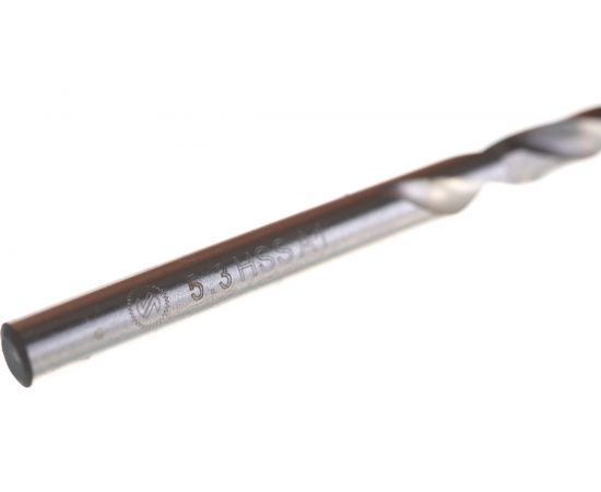 Сверло цх средняя серия (5.3х52х86 мм; HSS 4241; А1; DIN338) ИНСТУЛС 00001336128 – изображение 3