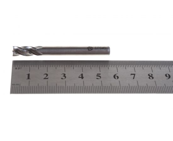 Фреза концевая (6х57х13 мм; 4 зуб.; хвостовик 6 мм; Р6М5) Туламаш ТМ 134906 – изображение 3