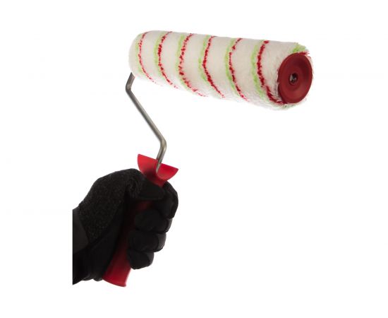 Валик 250 мм, ворс 12 мм, D - 48 мм, D ручки - 8 мм, полиамид, полиакрил СИБРТЕХ Эмали 80171 – изображение 4