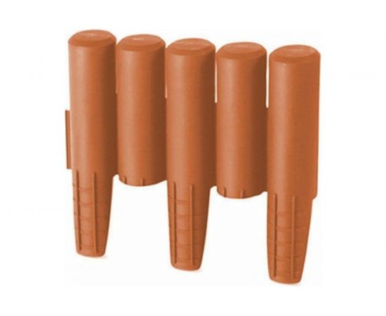 Заборчик для клумбы 2,7м, 10 штук, терракотовый Prosperplast Palisada IPAL5-R624 – изображение 4