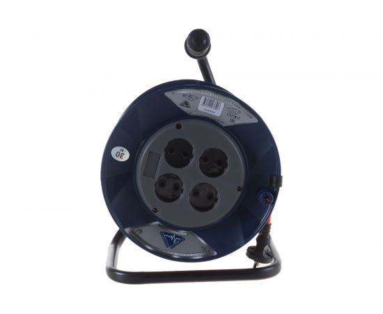 Удлинитель Партнер-Электро PowerLine 4 гн. б/з ПВС 2х1 10A 30м IP 44 UK112B-430DB – изображение 5