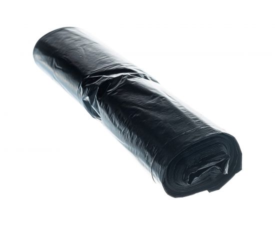 Мешки для мусора черные эконом (5 шт; 240 л; 90x130 см; 30 мкм; ПВД) ЛЮБАША 605338 – изображение 6