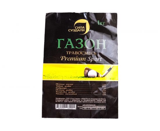 Газонная травосмесь Сила Суздаля Премиум Спорт 1 кг GTPS001 – изображение 6