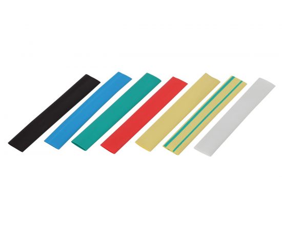 Термоусаживаемая трубка ЭРА ТУТнг 16/8 набор 7 цветов по 3 шт. 100мм Б0038923 