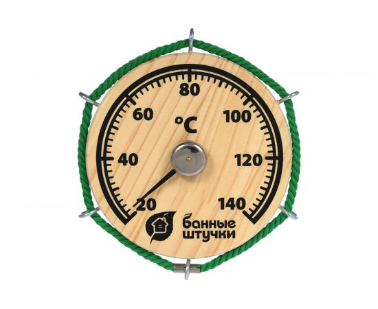 Термометр для бани и сауны Банные штучки Штурвал 14х14х2 см 18054 
