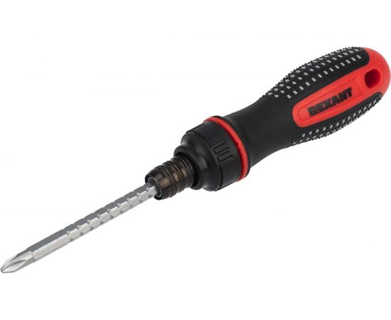 Реверсивная комбинированная отвертка REXANT PH 2, SL 6, двухсторонний стержень 120 мм 12-4745 