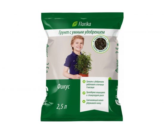 Грунт Florika Фикус-пальма 2.5 л 001-GR-FL-001505-2 