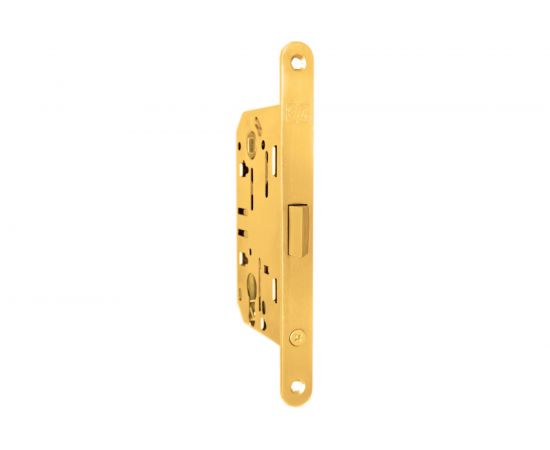 Корпус замка DOORLOCK DL431/50 PZ85 M полированная латунь, реверсивный, пластиковая защелка, II класс 75324 