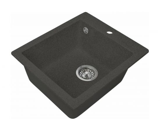 Кухонная мойка GreenStone GRS-17 цвет: черный GRS-17-308 