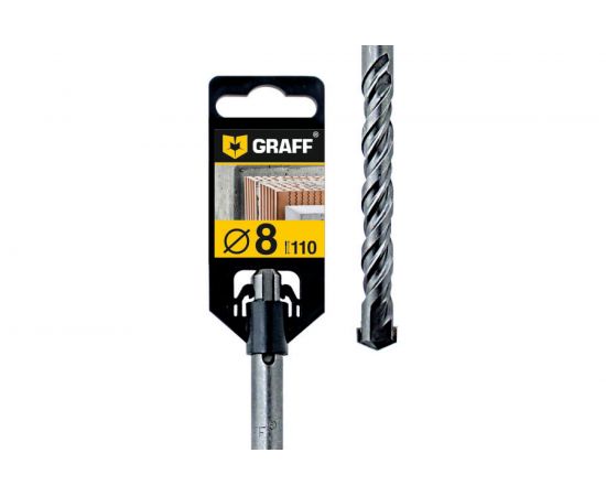 Бур по бетону (8х50х110 мм; SDS-plus) GRAFF GSPD08110 