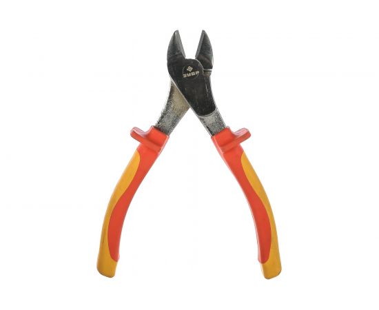 Диэлектрические усиленные бокорезы, двухкомпонентная рукоятка, до ~1000В, 170мм ЗУБР ЭКСПЕРТ ЭЛЕКТРОМОНТАЖНИК 22145-6-17 