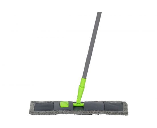 Швабра для пола с насадкой из микрофибры Рыжий кот MopM3 цвет серый 005935 