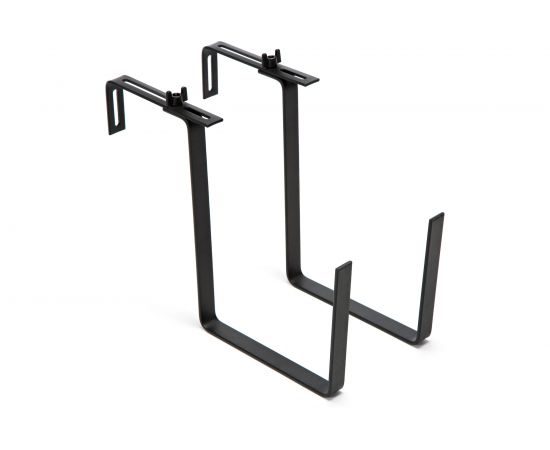 Металлический крюк для цветника Begonia LAMELA Sp.z o. 623 черный, выдвижение максимум 6 см, 2 шт. 043283 – изображение 2