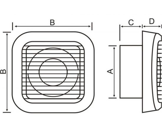 Вентилятор MTG A100N стандарт 22416 – изображение 2