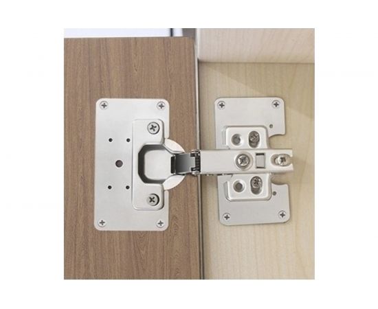 Пластина для установки петли Laurus (2 шт, 90х50х1 мм, нерж сталь) 11212 – изображение 3