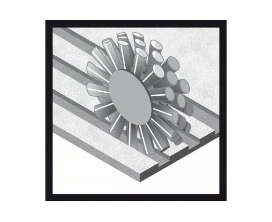 Щетка дисковая (115 мм; М14) INOX Bosch 2608622107 – изображение 3