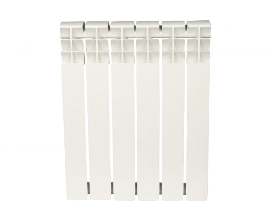 Биметаллический радиатор ROMMER Optima BM 500 6 секций RAL9016 89571 – изображение 3