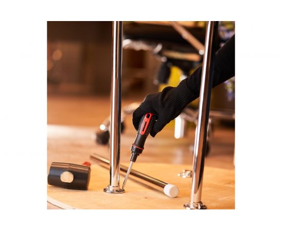 Реверсивная комбинированная отвертка REXANT PH 2, SL 6, двухсторонний стержень 120 мм 12-4745 – изображение 4