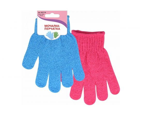 Мочалка-перчатка МУЛЬТИДОМ 4 цвета MJ17-36 – изображение 6
