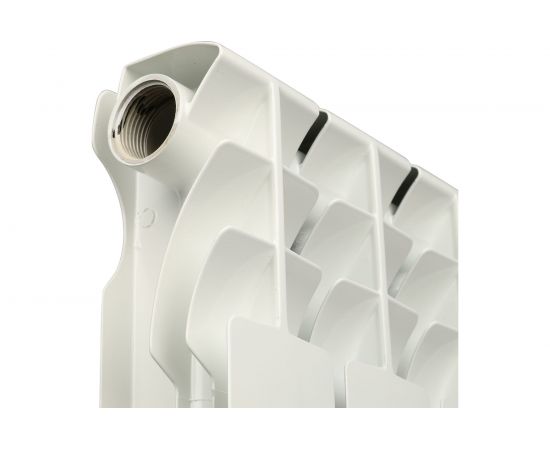 Биметаллический радиатор ROMMER Optima BM 500 6 секций RAL9016 89571 – изображение 6