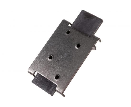 Накладной универсальный засов с проушинами Делга (медь; с плоским ригелем; 103 мм) Д823 – изображение 6