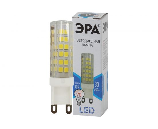 Светодиодная лампа ЭРА LED smd JCD-7w-220V-corn, ceramics-840-G9 Б0027866 – изображение 6