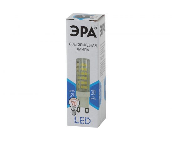 Светодиодная лампа ЭРА LED smd JCD-7w-220V-corn, ceramics-840-G9 Б0027866 – изображение 8