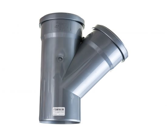 Тройник внутренней канализации LAMMIN 110х110/45 градусов Lm35091011045 