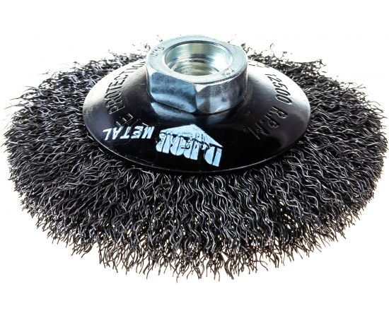 Щётка коническая гофрированная METAL Standard (100 мм; М14) для УШМ D.BOR D10-MS-100-M14-030 