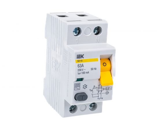УЗО IEK MDV10-2-063-100 ВД1-63 