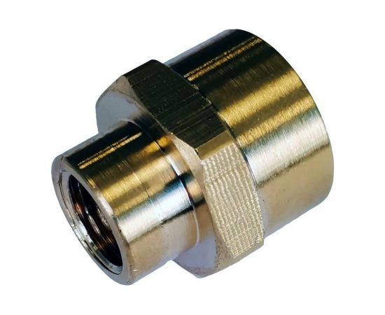 Муфта латунная переходная пневмо 1/2" ВР х 1/4" ВР Профитт 9275990 