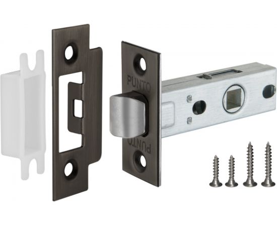 Врезная защелка PUNTO L45-8 GR графит 36935 