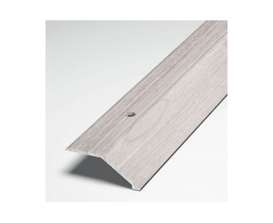 Порог разноуровневый алюминиевый (45 мм; 0.9 м; декоративный; ясень белый) Лука УТ000022019 