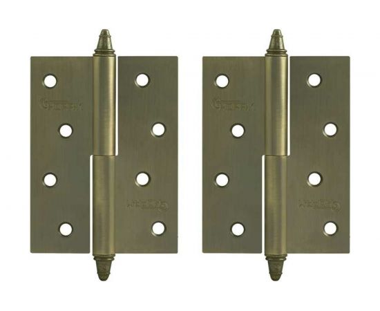 Петля НОРА-М 610-4"" AВ брон.покр. левая 2,5 мм №2 10608 