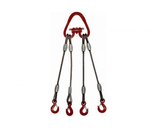 Четырехветвевой канатный строп КантаПлюс опрессовка о4СК-12,5/6,0м 