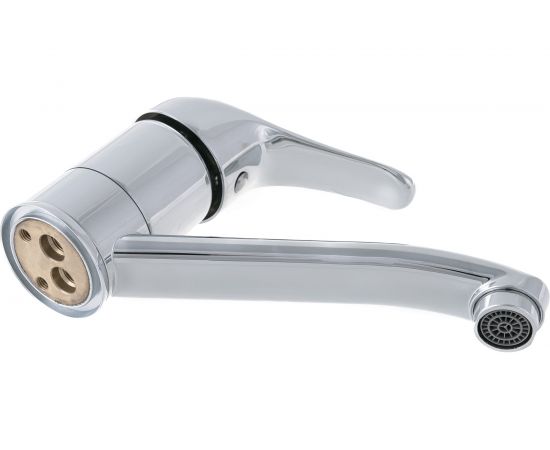 Смеситель для умывальника/кухни RUSH Corsica с укороченным, поворотным изливом, хром CO4240-26 – изображение 2