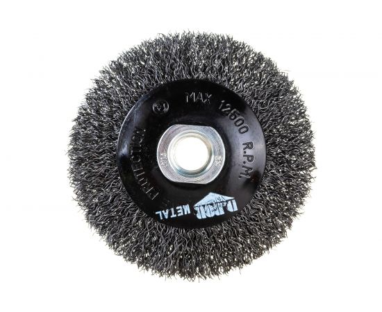 Щётка коническая гофрированная METAL Standard (100 мм; М14) для УШМ D.BOR D10-MS-100-M14-030 – изображение 2