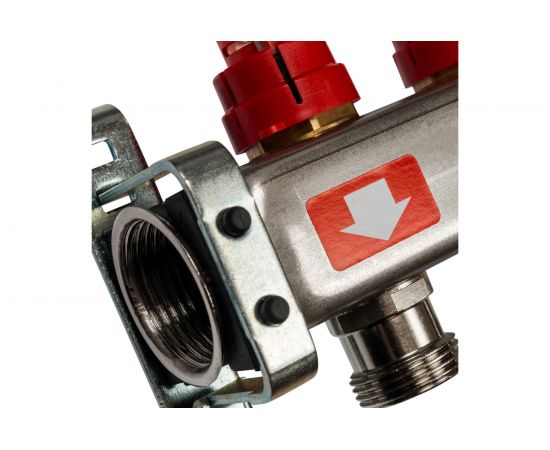 Коллектор из нержавеющей стали с расходомерами 8 вых. STOUT SMS 0917 000008 – изображение 2