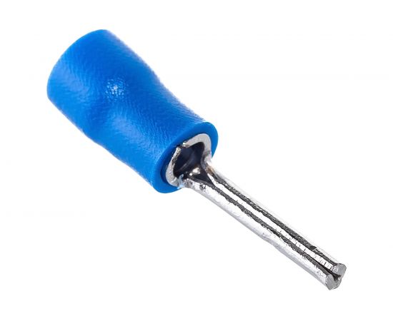 Изолированный штыревой круглый наконечник IEK НкИш, 1.5-2.5, 100шт, ИЭК, синий UNL11-L23-A27 – изображение 2