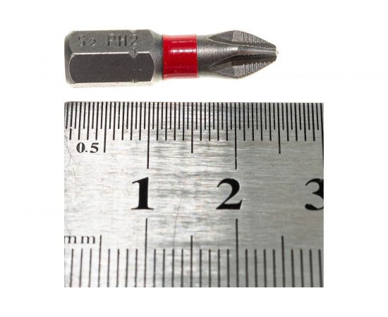 Биты ""МАСТЕР"" 2 шт. (25 мм; PZ2) Зубр 26003-2-25-2 – изображение 2