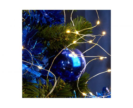 Гирлянда FERON CL53 на елку, 200 LED теплый белый, 10 веток 20 лампочек, 2м + 1м шнур, IP20 32985 – изображение 2