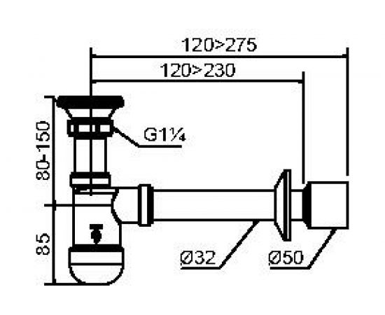 Сифон для раковины SantecPro AQ36250 – изображение 2