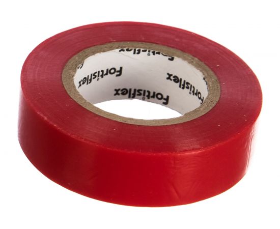 Изолента ПВХ FORTISFLEX 15 ммх0.15 ммх10 м красная 71226 – изображение 2