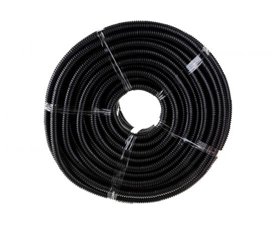 Легкая гофротруба УРАЛ ПАК ПНД 20 мм с протяжкой черная, м ГФ-1100020-100 – изображение 3