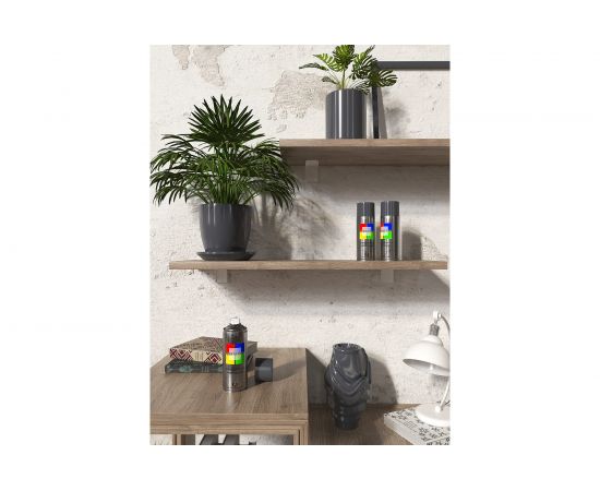 Аэрозольная краска CORALINO RAL7024 Графитовый серый С17024 – изображение 3
