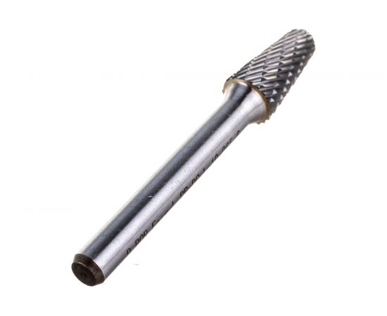 Бор-фреза форма L конус с закругленной головой DC (10х20/65 мм; хвостовик 6 мм) D.BOR RB-DC-L-10-065-6 – изображение 4