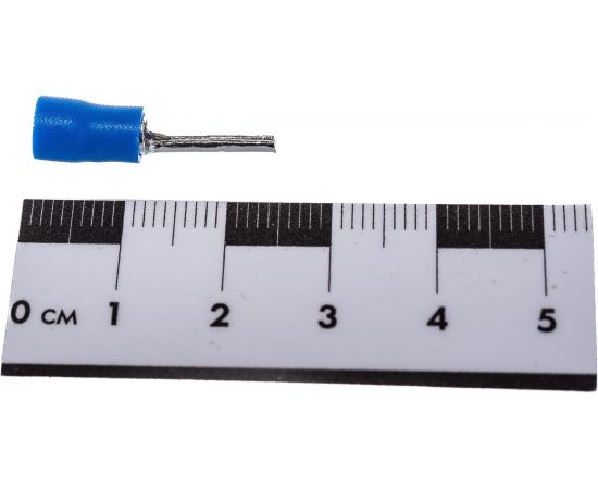 Изолированный штыревой круглый наконечник IEK НкИш, 1.5-2.5, 100шт, ИЭК, синий UNL11-L23-A27 – изображение 4